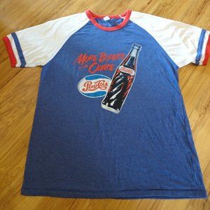 Pepsi Baseball Style Ringer Tee Unisex/Mens XL